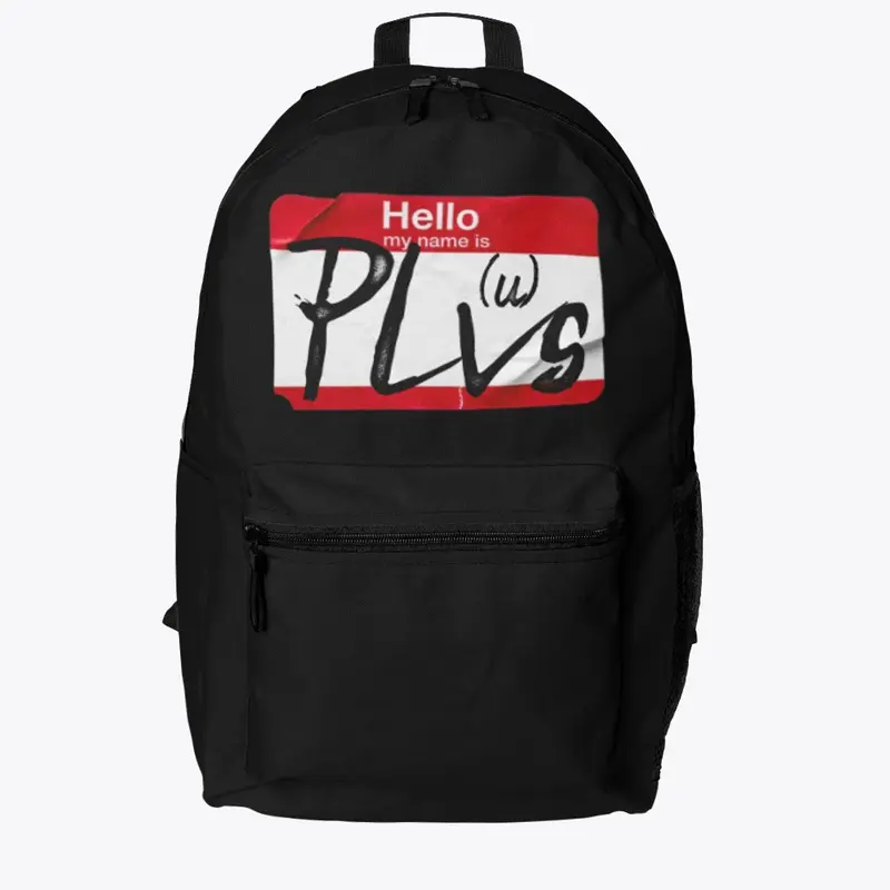 Hello My Name Is PLvs BackPack